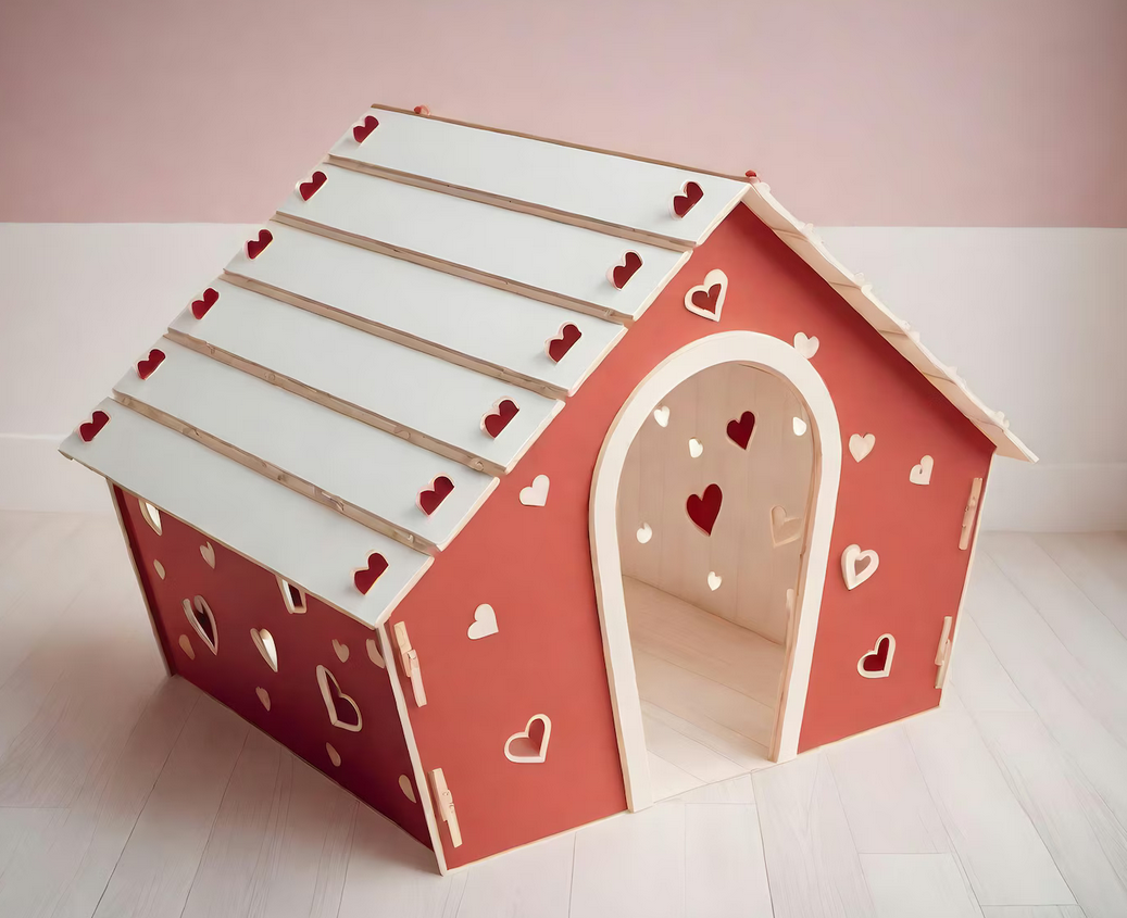 Mini Playhouse Plans for toddlers - cnc cut plans -PDF, txt- (digital download) - def