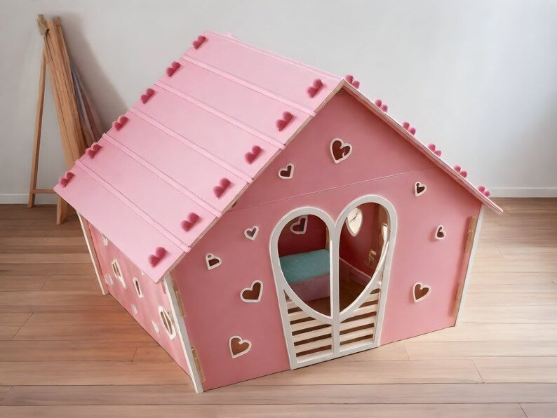 Mini Playhouse Plans for toddlers - cnc cut plans -PDF, txt- (digital download) - def